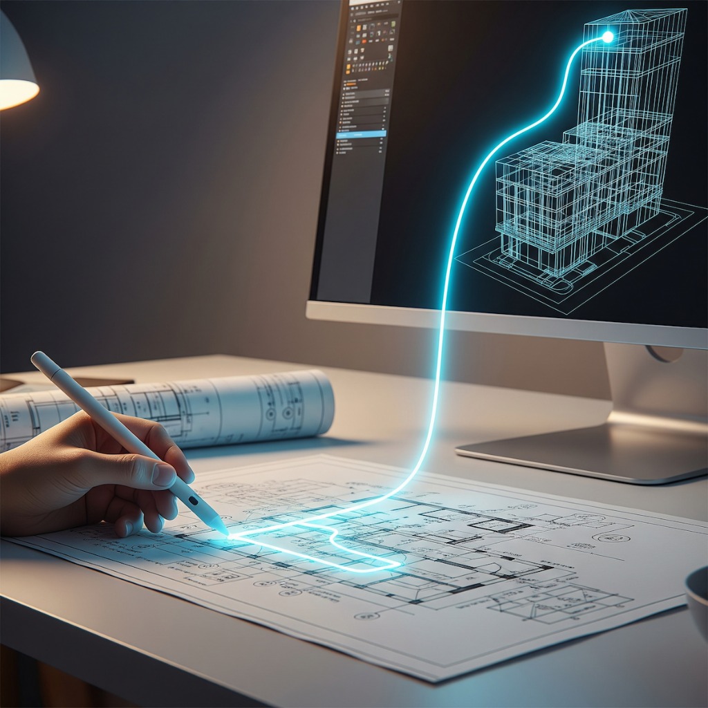 Smarte KI und menschliche Expertise – Ihre ausgelagerte BIM Modellierung